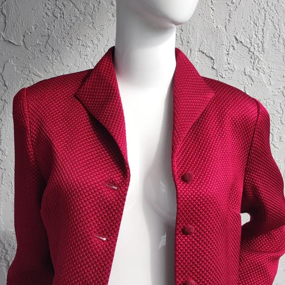 TALBOTS PETITES LADIES SILK/WOOL BLEND LUXURY JACKET (USA) - Picture 9 of 17